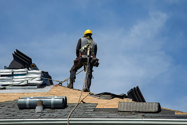Professional Roofing technician working in Adamstown, MD
